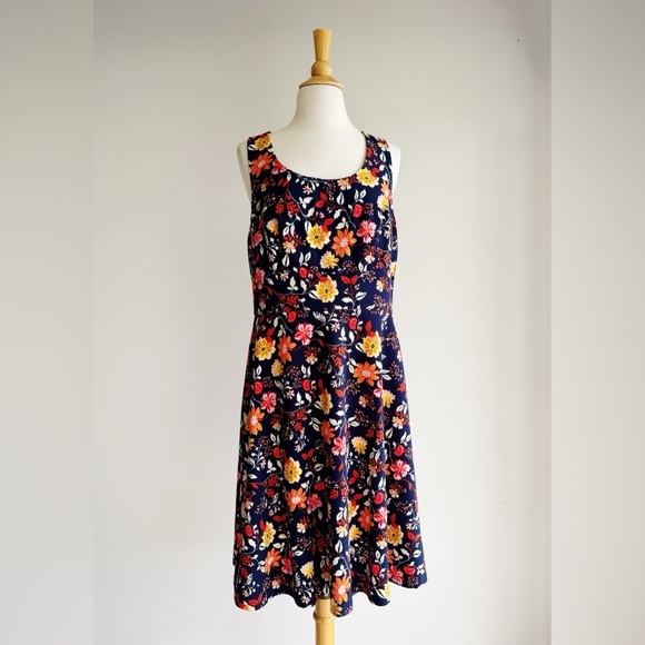 NWT DM COLLECTION Alonsa Floral Knit Dress 14 - Picture 2 of 5